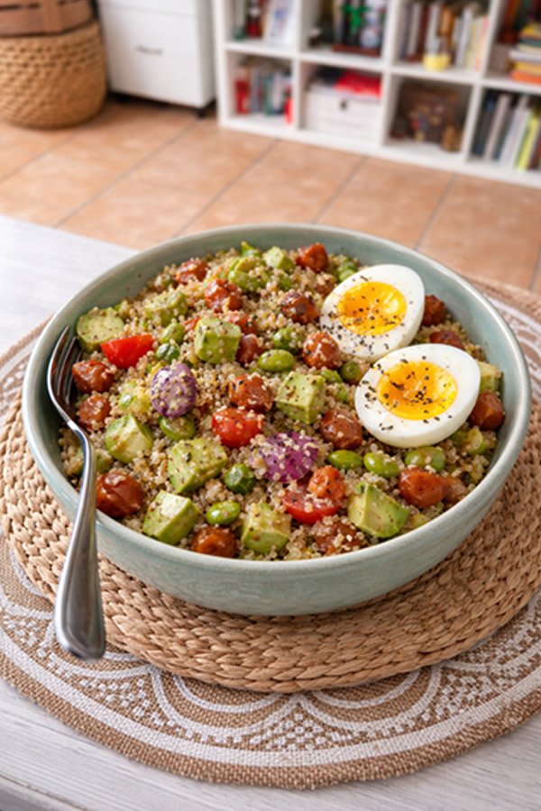 Nerea Olivares - Recetas - Ensalada Quinoa